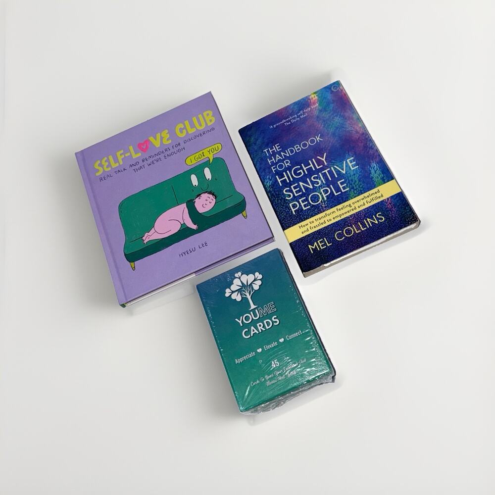 Mindfulness & Self Care Bundle - Self-Love Club Book, Highly Sensitive People